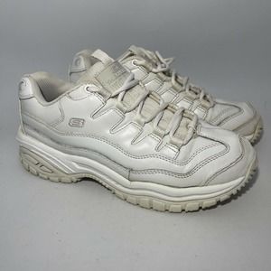 Skechers Women’s Work Sector Shoes Slip Resistant Sole SN 76009 White Size 8.5